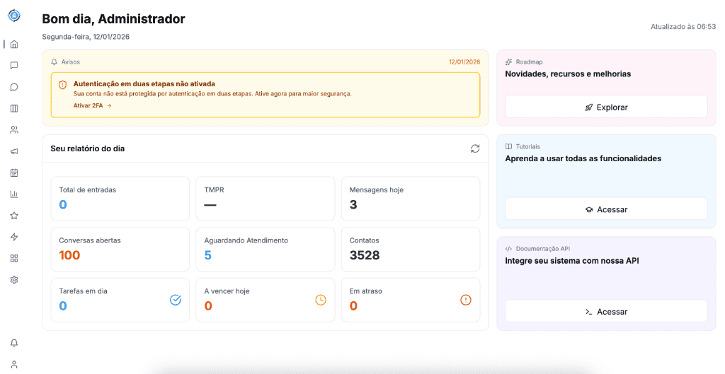 Centralize WhatsApp, Instagram e Facebook com IA avançada, automação e CRM Kanban. Aumente vendas com o Alvo Hub.