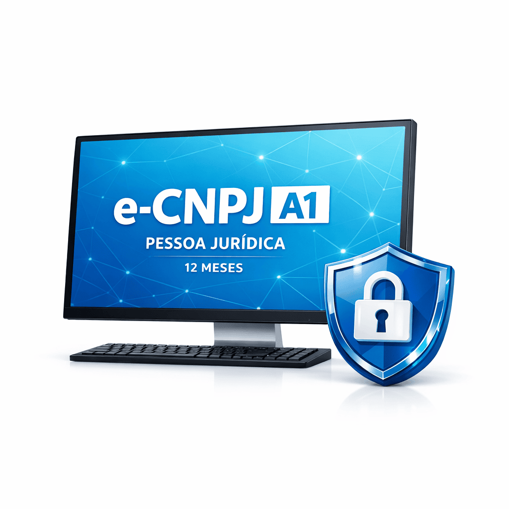 Certificado Digital e-CNPJ A1 - 12 meses: identidade digital para empresas com validade jurídica